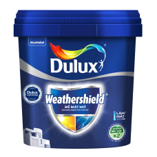 Sơn nước ngoại thất Dulux Weathershield bề mặt mờ BJ8 - 5L